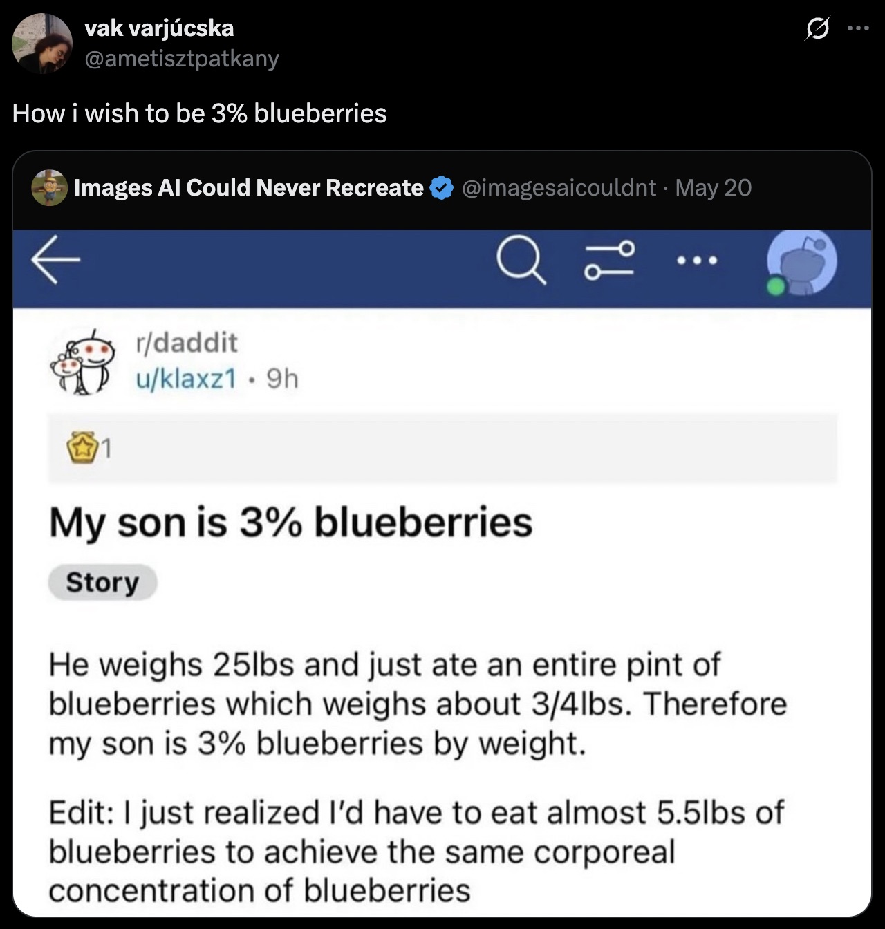 Could you even imagine four percent